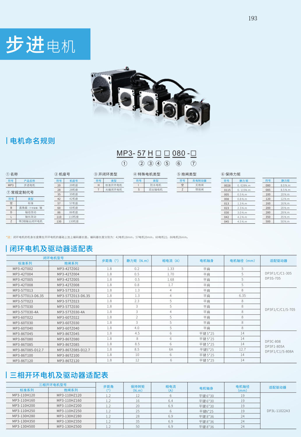 信捷MP3系列步进电机 信捷MP3系列步进电机