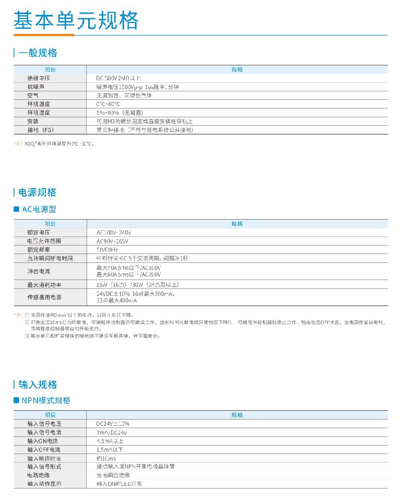 信捷 XDQ系列小型 PLC